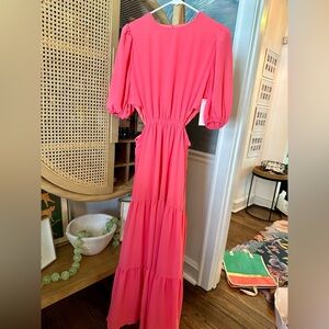 NWT Maxi Dress with Cutouts